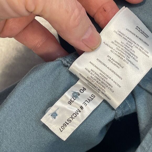 Du/er Blue Green Performance Stretch Button Down Shirt Set of 2 Size Small NWT - Picture 10 of 12